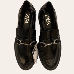 ZARA TREADED SOLE LOAFERS